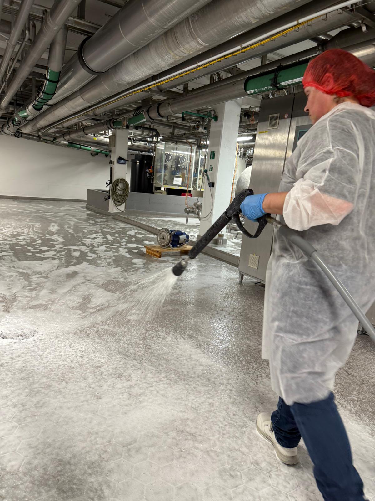 Glasreinigung mit Spezialausrüstung